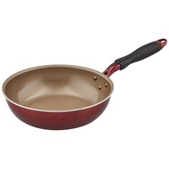 [Direct from Japan]evercook fry pan 26cm, all heat source compatible (IH compatible) evercook alpha, PFOA free, wine red, 2-year warranty DOSHISHA
