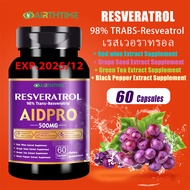 Airthtime Resveratrol 500mg trans-resveratrol 500mg Joint Support