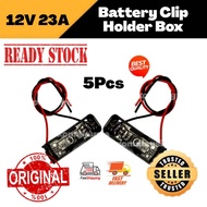 23A /A23 (5pcs) Battery 12V Clip Holder Box Case Black