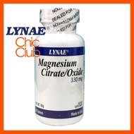 LYNAE MAGNESIUM CITRATE/OXIDE 330MG (60 TABLETS) EXP 10/2025 ไลเน่ แมกนีเซียม 330 มก