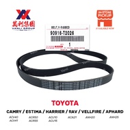 Toyota Fan Belt 7PK1935 for Toyota Estima / Vellfire / Alphard / Camry - 90916-T2026