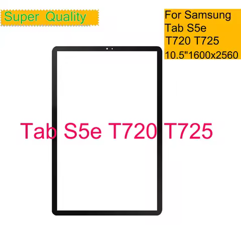 10Pcs/Lot For Samsung Galaxy Tab S5e T720 T725 Touch Screen Panel Tablet SM-T720 Front Outer LCD Gla