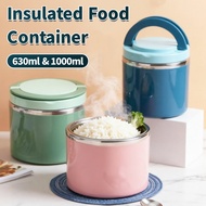 630ml/1000ml stainless steel handheld insulated lunch box and bucket(WL2PH0803)