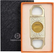 Cigar Cutters for Men Stainless Steel Cigar Cutter Guillotine Double Blade Cigar Cutter Fit Almost C