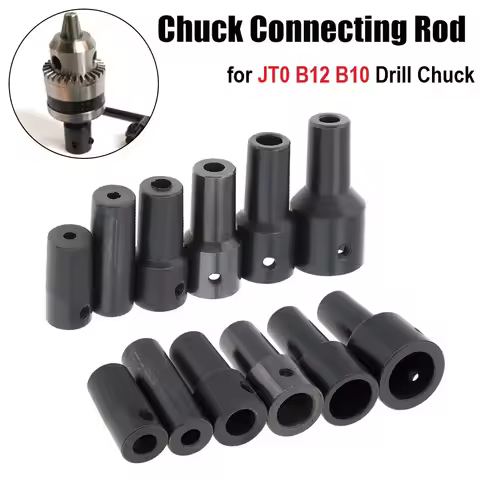 JT0 B12 B10 Drill Chuck Connecting Rod Sleeve Copper Steel Taper Coupling 3.17mm / 4mm/ 5mm / 6mm / 