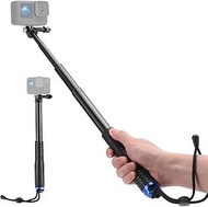 36'' Waterproof Aluminum Selfie Stick with 1/4 Thread Hole Underwater Pole Monopod Handle for GoPro 
