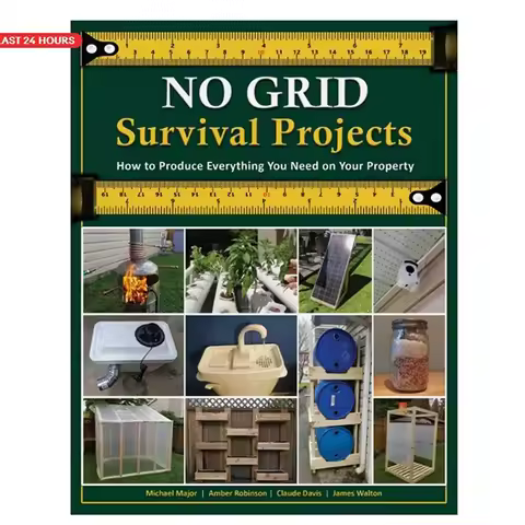 NO GRID Survival Projects How To Produce Everything You Need On Your Property Paperback Book In Engl