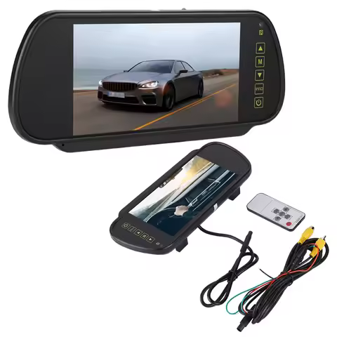 Rear View Mirror Monitor 7inches LCD Display Backup Camera Monitor for Rear View Camera Rear View Mo