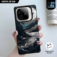 IQOO Z9 5G Premium Hologram IMD Casing - Softcase IMD hybrid Motif Clouds UV Printing IQOO Z9X 5G | 