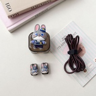 Cute Rabbit cable protector Charger Case Cute Cartoon Charger Protector Cover Compatible with  iPhon