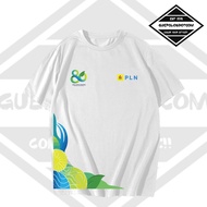 PLN 80th Anniversary T-SHIRT - 80th National Electricity Day T-SHIRT - 80th Anniversary PLN UNISEX C