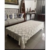 Handmade knitted dining table cloth size 170x110cm