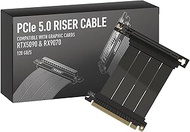 LINKUP - AVA5 PCIE 5.0 Riser Cable | RTX5090 RX9070 GPU Ready | x16 128GB/s Speed | Compatible with 