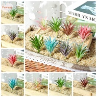 PEWANYMX Flocked Artificial Plants, DIY Mini Artificial Succulents Plants, Fake Plants Realistic PVC Fake Plants Outdoor Indoor Decoration