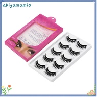 AKIYAMAMIO Diamond Manga Lashes Shiny Spiky Fuffy Lashes Glitter Handmade Thick Long Eye Lashes