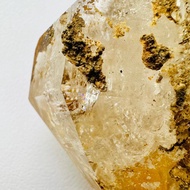 巴基斯坦黃泥骸骨水晶 20 彩虹開窗彩虹骨幹水晶 原石原礦