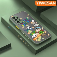 YIWESAN A53ปลอกสำหรับ Samsung 5G A33 5G A73 5G A13 A23 5G M53 M23 5G M33 5G A13 5G เคส A04s ลายการ์ต