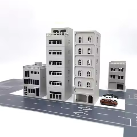 1/144 building model building house model model house modern architecture