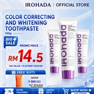 IROHADA Whitening Toothpaste 100g Menthol Niacinamide Sorbitol Fresh Breath Stain Care