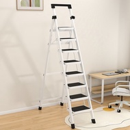 W-8&amp; Household Ladder Indoor Ladder Folding Stair Telescopic Ladder Trestle Ladder Six Step Ladder Eight-Step Ladder Ste