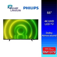 Philips 55" 4K UHD LED Android TV 55PUT7406/68
