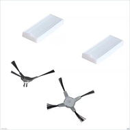 2 Side Brushes Compatible with 2 Filters Cleanmate QQ5 QQ6 Robot Vacuum Cleaner Spare Parts
