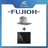 FUJIOH FR-CL1890R 90CM CHIMNEY HOOD + FUJIOH FH-ID5230 3 ZONE INDUCTION HOB