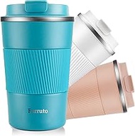 Farruto Coffee Mug to Go Thermal Mug, Stainless Steel, Leak-Proof Coffee Mug with Lid, 18 oz/510 ml,