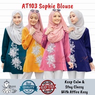 Sophie Lace Fashion Blouse With Nursing Friendly AT103 (XS-7XL) Plussizes Blouse [AK-B]