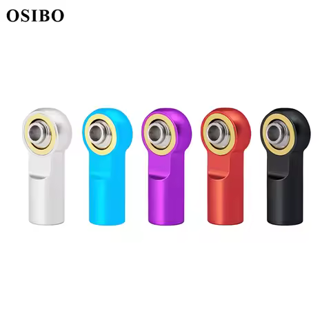 10Pcs Metal M3 19MM Aluminum Link Tie Rod End Ball Joint for 1/10 RC Car Crawler AXIAL SCX10 D90 D11