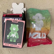 全新未拆袋 隱藏 PopMart MOLLY Mega Space 100% Series 3 Good Lucky Bear Figure 幸運熊 公仔