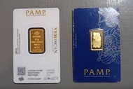 Pamp Suisse 999.9 Pure Gold 10g - circulated in good condition