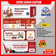 Custom coupons, healthy road coupons, August coupons, custom coupon printing