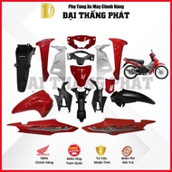 Dàn áo (16 món nhựa màu + nhựa nhám) xe Wave Anpha 110cc K89 năm 2017 các màu chính hãng Honda
