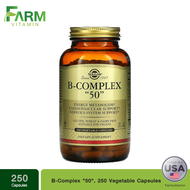 Solgar B-Complex "50" 250 Vegetable Capsules