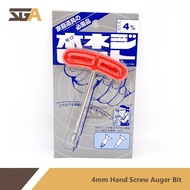 4mm STAR-M Twist Gimlet Wood Screw Bit High Carbon Steel Material