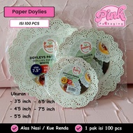 (100 PCS) Paper Doilies Doylies Paper Round White Lace Paper Cake Bread Liner 3.5 4.5 5.5 inch