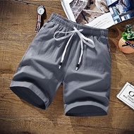 M-9XL Cotton Linen Shorts Loose Casual Plus Size Men's Beach Pants