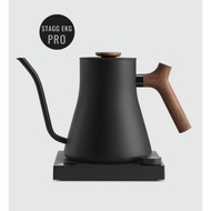 Fellow Stagg EKG PRO Electric Kettle - 0.9L - 220V - Matte Black, Walnut Wood Handle
