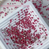 Rose Red Zircon Manicure Diamond Strobe Red Chamfered Zircon Diamond Mini Diamond Horse Eye Diamond 