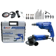 Termurah! Maktec Mesin Gerinda Tangan Dan Mesin Bor Listrik 10Mm Set Gerinda Dan Bor Paket Bor Gerin