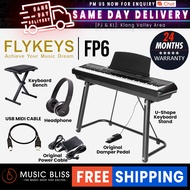 Flykeys FP6 88-Key Budgetary Beginner Digital Piano - Black / White (FP-6)