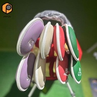 prettyia 8x Golf Iron Head Covers Wrap Waterproof Trendy Protector Closure Golf Club