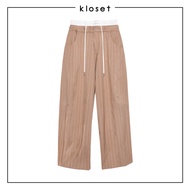 Kloset Design Pinstripe Trousers (LS2-25-P006) Classic Striped Pants