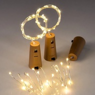 ZZOOI 10pcs 1M 2M 3M Fairy Wine Bottle Light With Cork LED String Lights Christmas Party Wedding Garland Decoration Waterproof lamp