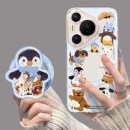 YOUSIDUN | Ốp lưng điện thoại hấp thụ từ tính bảo vệ Huawei Pura80 P80 Ultra P70 Pro P50 Phụ kiện đi