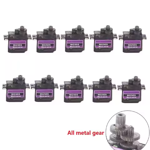 2/5/10/20 pc Micro 9g 23 x 22 x 12mm All Metal Gear Servo For Futaba Hitec HS-55 GWS walkera RC Heli