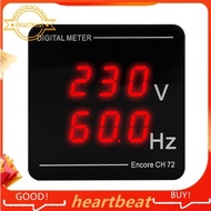 [Hot-Sale] Digital AC Voltmeter Frequency Meter Tester Gauge Voltage Frequency Meter LED Display Met