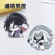 Genshin Impact Game Bopandotore Brooch Badge Student Cartoon 3D Backpack Gift 2D Accessory ihuihiuuf