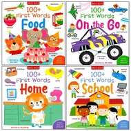 First Words My World 4 Book Collection (Food Home On the Go School) (3-6 years) ISBN 9781789896114 [